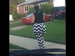 Bbw नाशपाती bootywalking