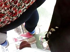 धागे के साथ एमआईएलए पतलून जीन्स को Encoxada